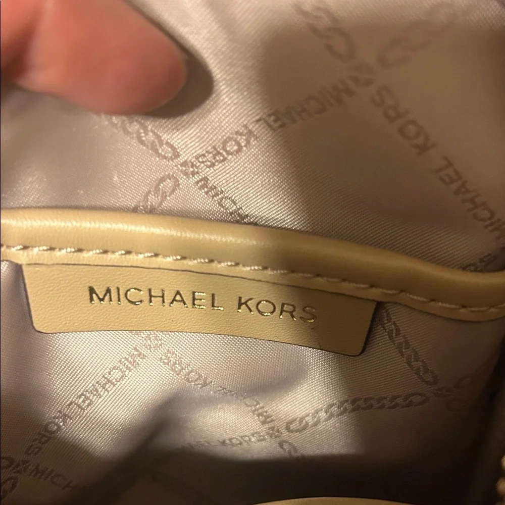 Michael Kors Beige and Yellow Women's Mini Backpack - Picture 4 of 12